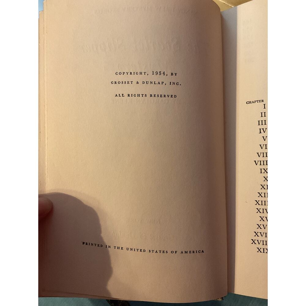 1954 Hardback The Scarlett Slipper Mystery Nancy Drew - Picture 12 of 13